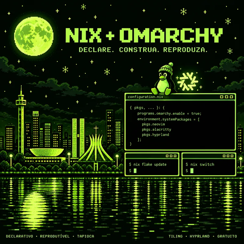 Omarchy Brasil #003: Omarchy + Nix: Do Código ao Sistema